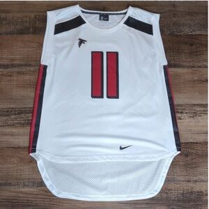 Nike Women’s White Jersey with Red and Black Accents